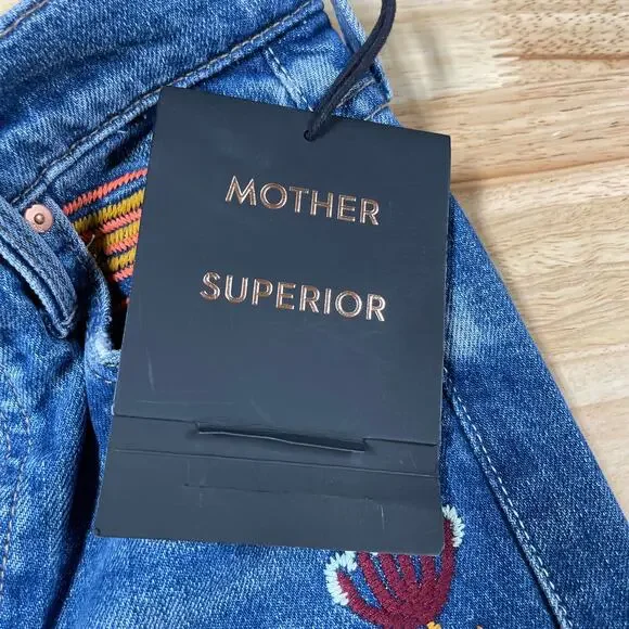 Mother Superior NWT The Rambler Sneak Running With Scissors Embroidered Size 24